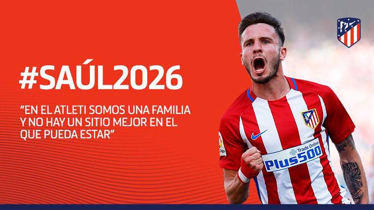 OFICIAL: Saúl Ñíguez renueva por el Atlético hasta 2026