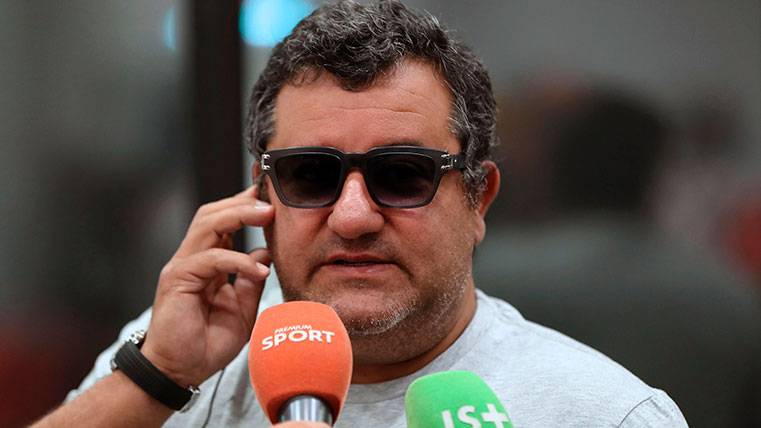 Mino Raiola asegura que no tiene problemas con el Barça