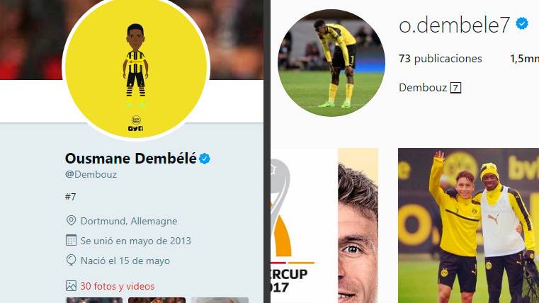 Dembélé aparta al Borussia Dortmund de sus redes sociales