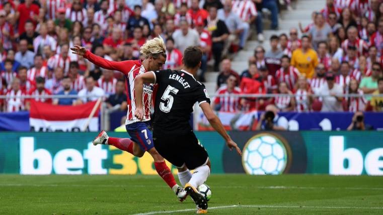 El Atlético de Madrid se coloca segundo tras ganar al Sevilla