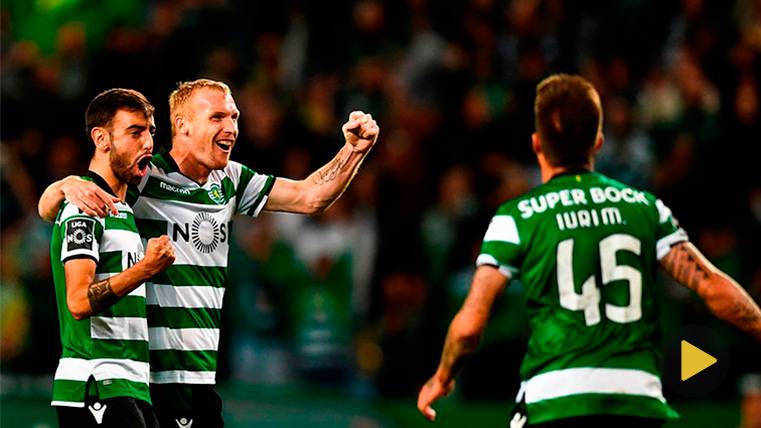 Jérémy Mathieu, a lo Messi, ¡golazo de falta del francés!