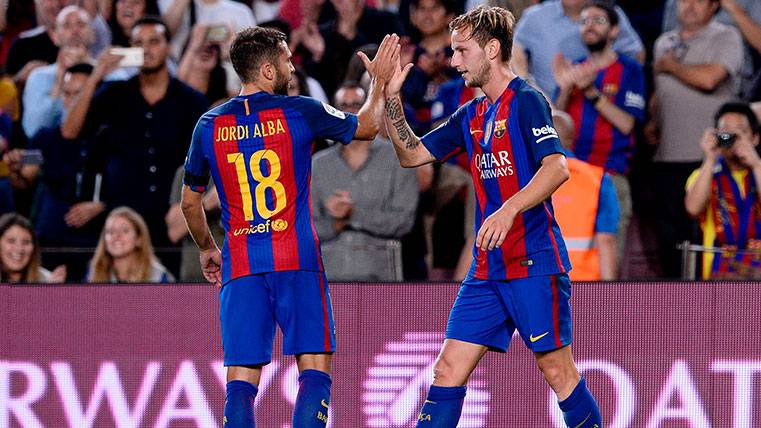 Jordi Alba y Rakitic hacen balance del arranque del Barça