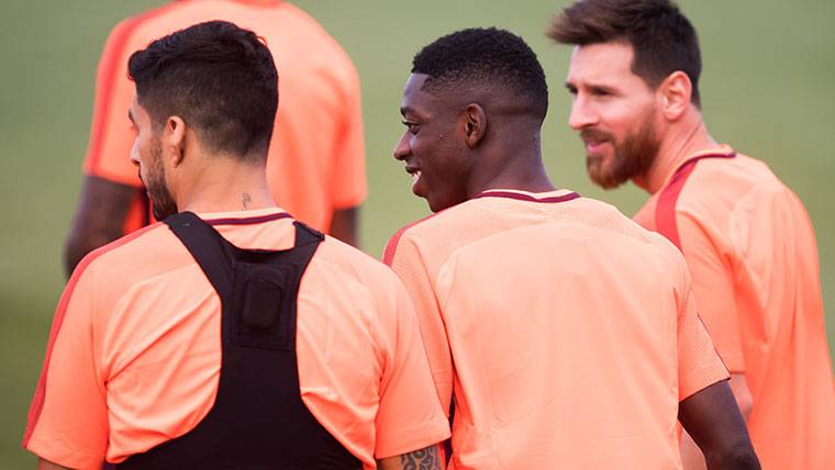 La operación de isquios de Dembélé, una situación atípica