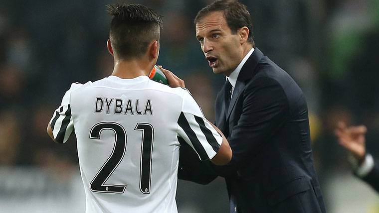 Allegri responde a la polémica con Dybala tras sus insultos