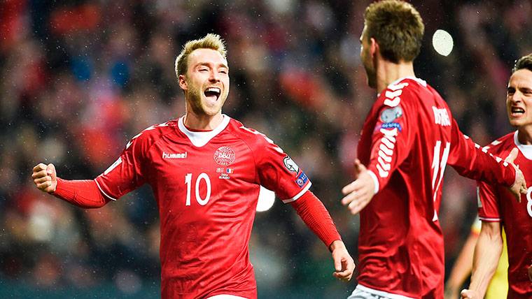 Eriksen, de sonar para el Barça a hacer soñar a Dinamarca