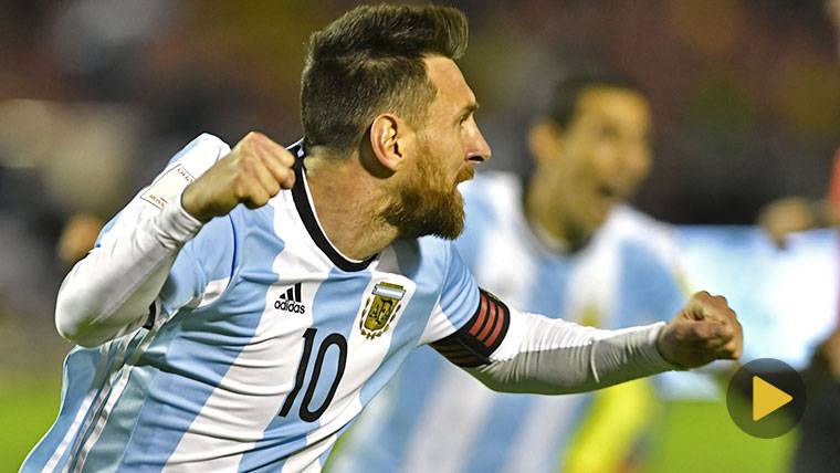 No te pierdas los tres golazos de Messi para clasificar a Argentina