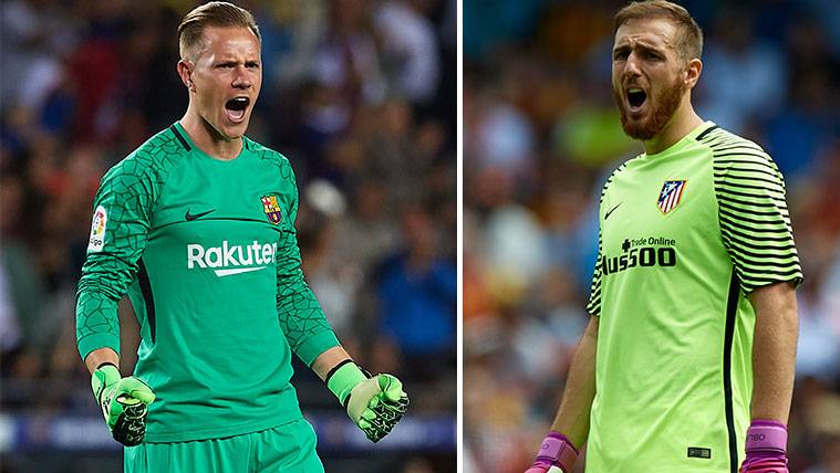 Ter Stegen y Oblak, una batalla por el Zamora sobre el césped