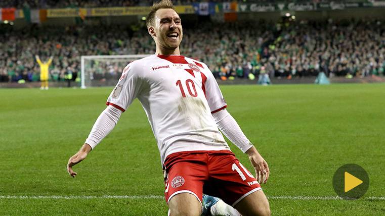 Una exhibición de Eriksen mete a Dinamarca en el Mundial