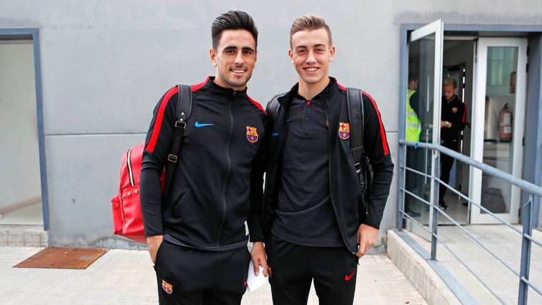Las reacciones de Oriol Busquets y David Costas tras su debut