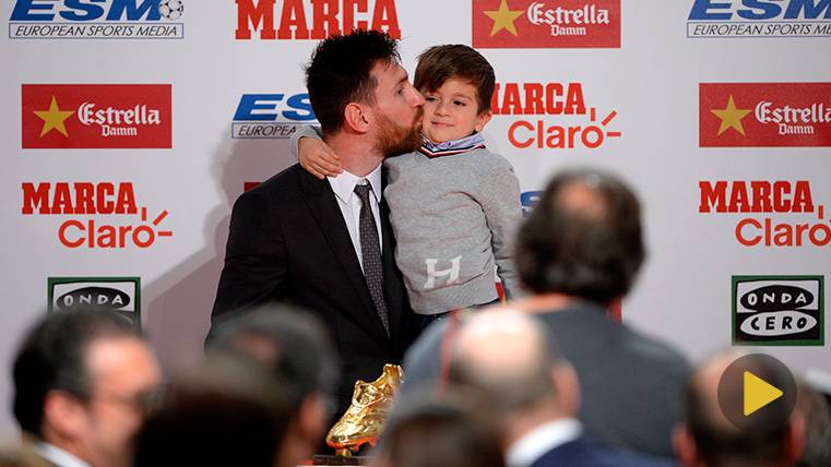 La divertida batalla entre Luis Suárez y el hijo de Leo Messi