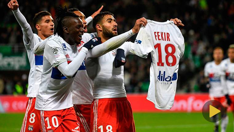Fekir se marca un Messi y suspende un duelo siete minutos