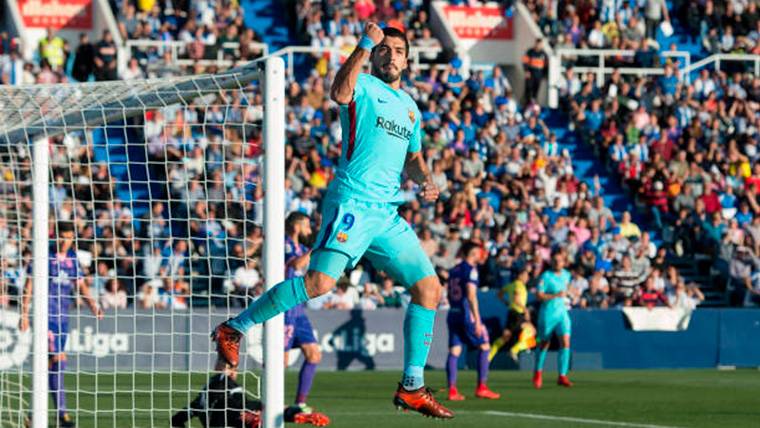 ‘Doblete’ de Suárez al Leganés para demostrar que ha vuelto