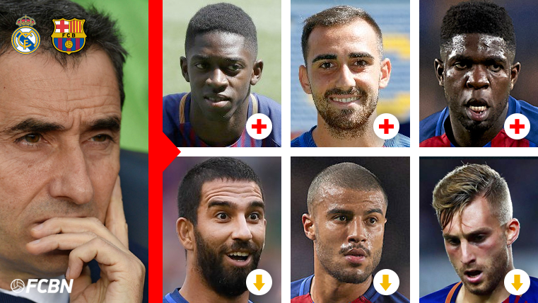 Las grandes bajas del Clásico: Un Barça mermado pero capaz