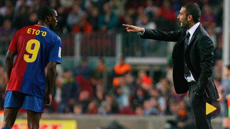 Samuel Eto’o habla sobre su mala relación con Pep Guardiola
