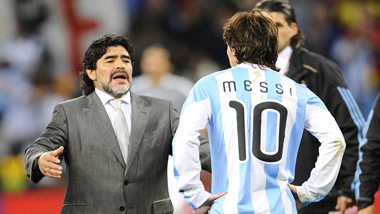 Maradona desvela qué le falta a Leo Messi para ser como él