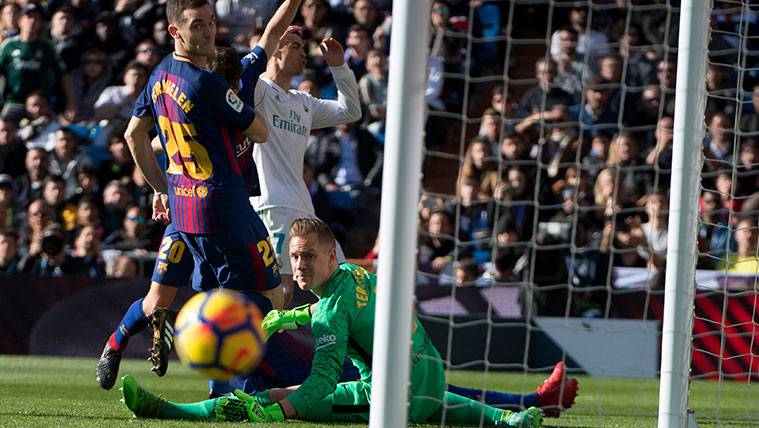 Las paradas de Ter Stegen, garantía de puntos para el Barça