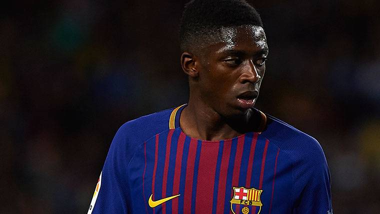 Dembélé vuelve a debutar con el Barça 108 días después