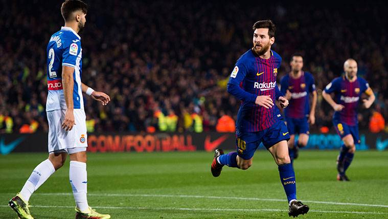 El Twitter de LaLiga se rinde a Messi durante el Barça-Espanyol