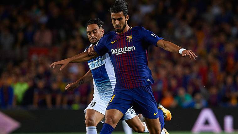 André Gomes, de fallón a desaparecido contra el Valencia