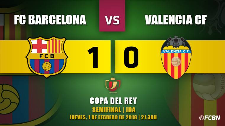 Suárez derriba la muralla del Valencia y acerca la final de Copa