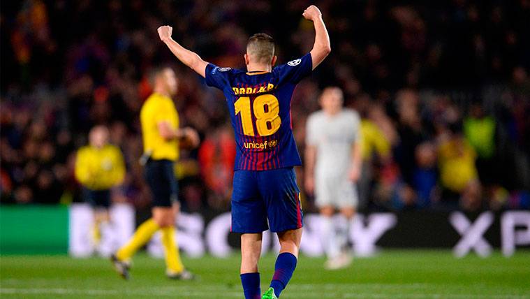 Jordi Alba aguantó con molestias y también podría ser baja