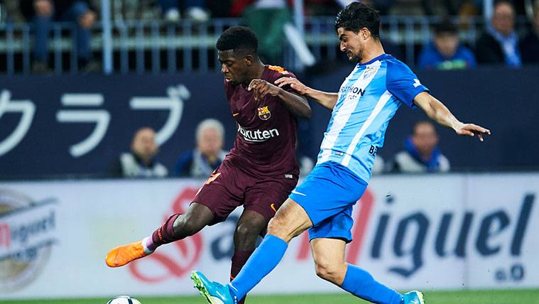 Dembélé, inspirado contra el Málaga: Ese debe ser el camino