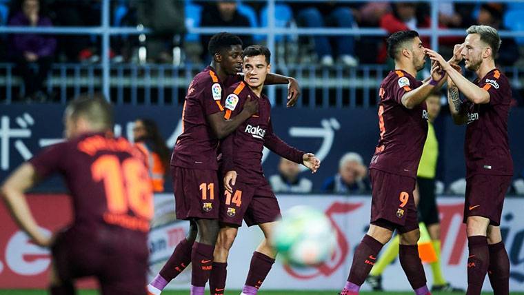 Coutinho inició la fiesta del Barça con un golazo al Deportivo