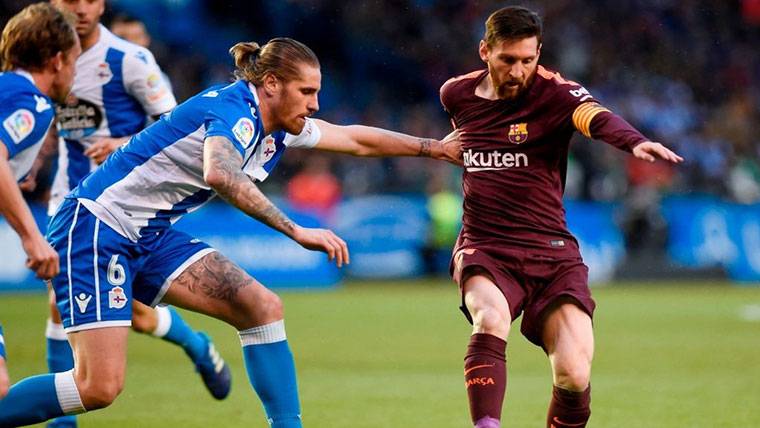 El Barcelona se echó la siesta y el Deportivo empató el partido