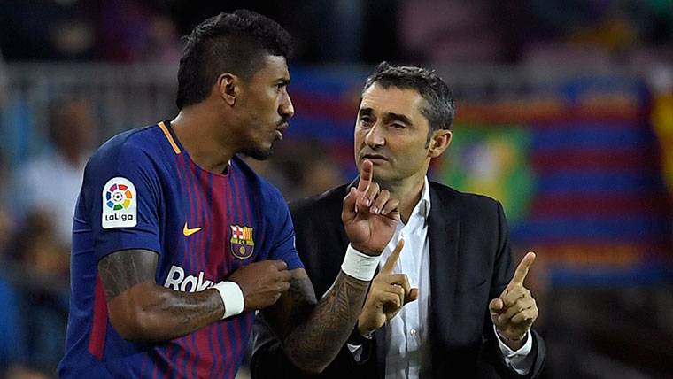 Ernesto Valverde da pistas de su estrategia con Paulinho