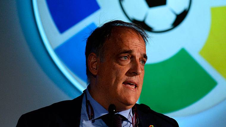 Javier Tebas responde al Barça y vuelve a calentar la final de Copa