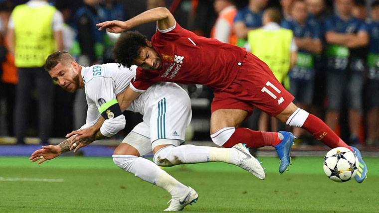 Trágico parte médico de Salah tras la lesión que provocó Ramos