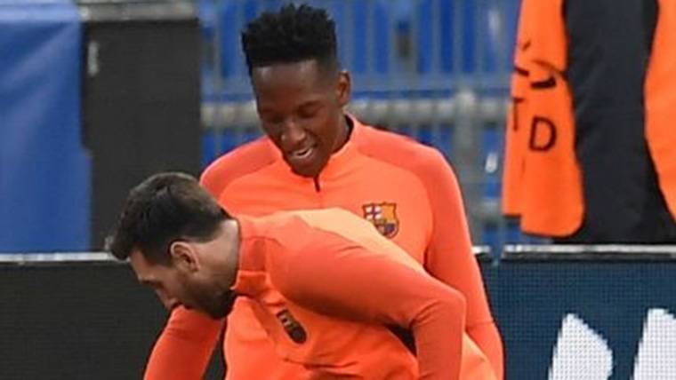 Yerry Mina lo deja claro: «Lo que ha hecho Messi por el fútbol…»
