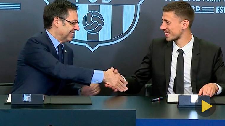 Clément Lenglet ya ha firmado su contrato como jugador del Barça