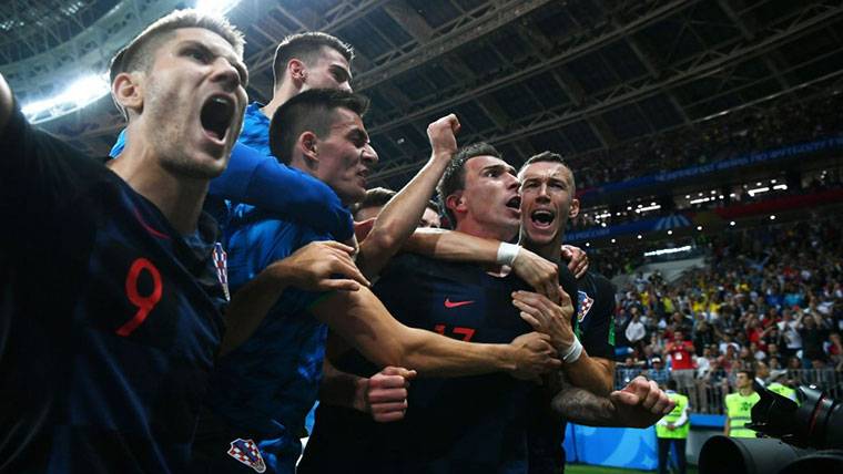 ¡La Croacia de Rakitic, rival de Francia en la final del Mundial!