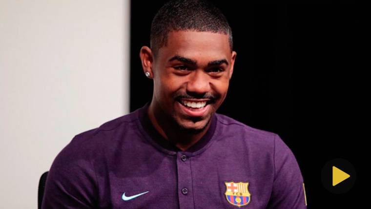 Sin imágenes del primer entreno de Malcom con el Barça