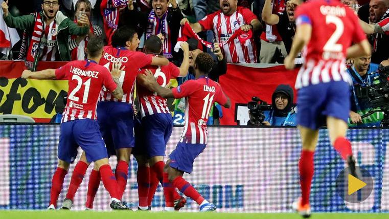 Diego Costa estrenó el Real Madrid-Atlético con un golazo