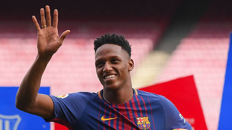 Yerry Mina y el Manchester United, con todo acordado