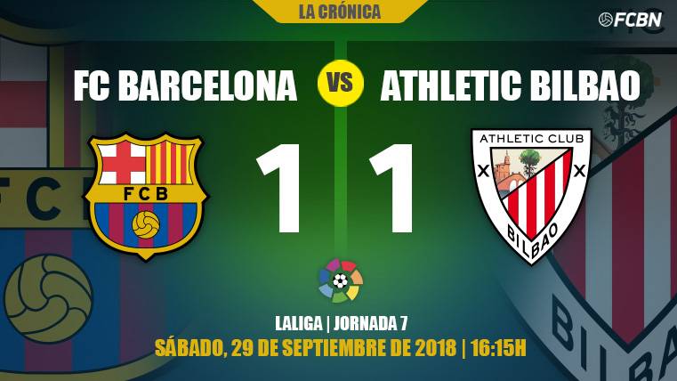 De capa caída: el Barça no pasa del empate ante el Athletic (1-1) y vuelve a ‘pinchar’ en Liga