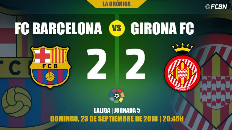El VAR y el Girona obligan al Barça a sufrir para mantener el liderato de Liga (2-2)