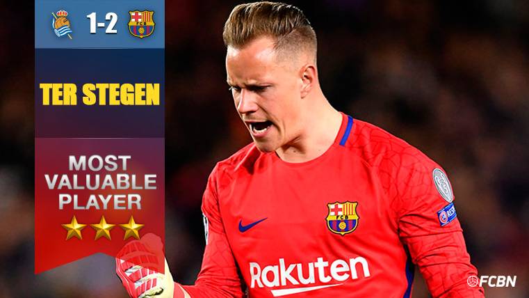 Ter Stegen, insuperable: Sostuvo al Barça antes de remontarle a la Real Sociedad