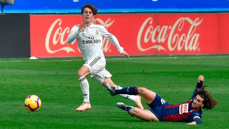 Partidazo del barcelonista Marc Cucurella, que fue decisivo en el Eibar-Real Madrid