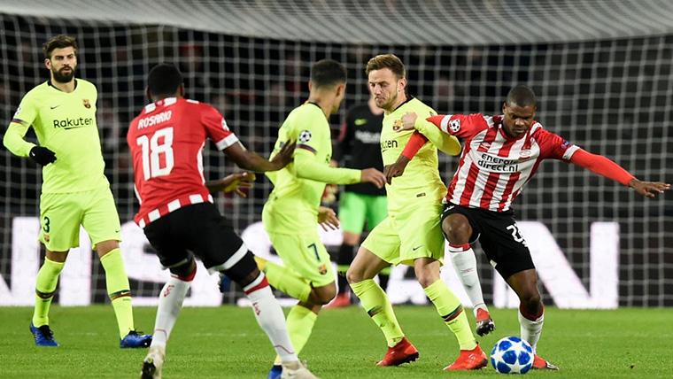 Ter Stegen, la suerte y tres palos ‘salvan’ al Barça contra el PSV