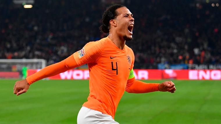 Van Dijk salva a una Holanda que jugará las semifinales de la UEFA Nations League