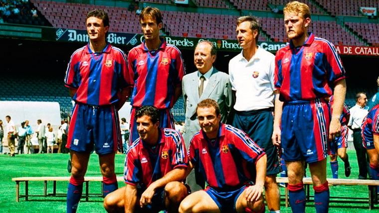 Núñez y Cruyff, una relación de amor-odio en el FC Barcelona