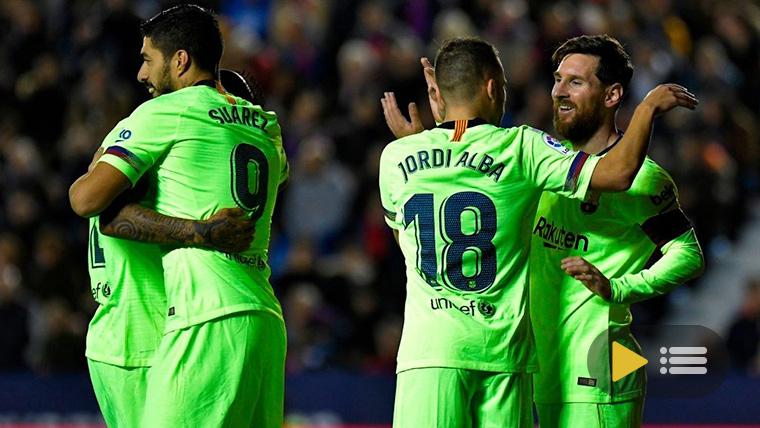 Vídeo resumen: Levante UD 0 FC Barcelona 5 (LaLiga J16)