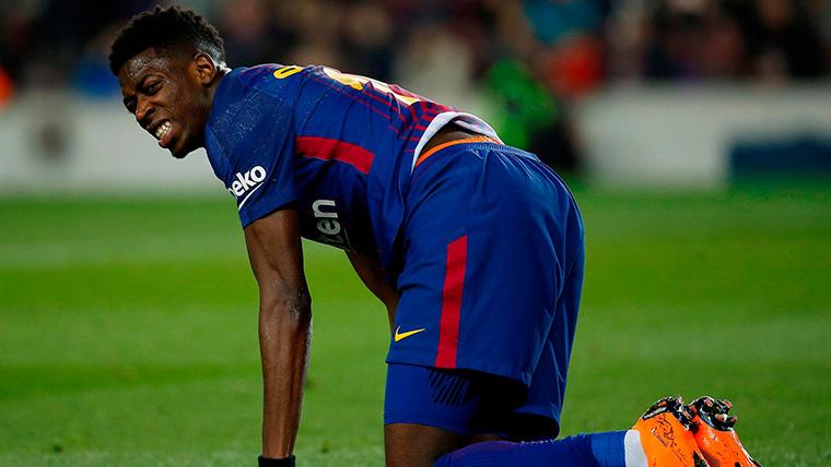 ALARMA: ¡Dembélé se lesiona del tobillo en el Barça-Leganés!