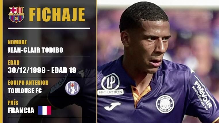 OFICIAL: El FC Barcelona anuncia el fichaje de Jean-Clair Todibo