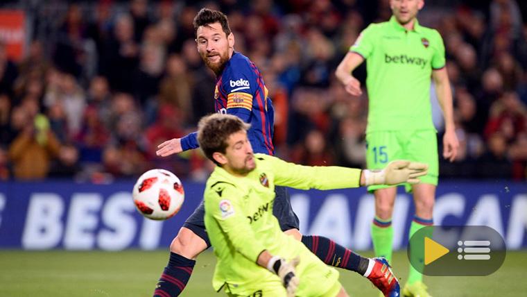 Vídeo resumen: FC Barcelona 3 Levante 0 (Copa del Rey)