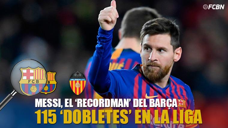GENIO: ¡Golazo de Messi para empatar al Valencia y ya suma 115 ‘dobletes’ en LaLiga!