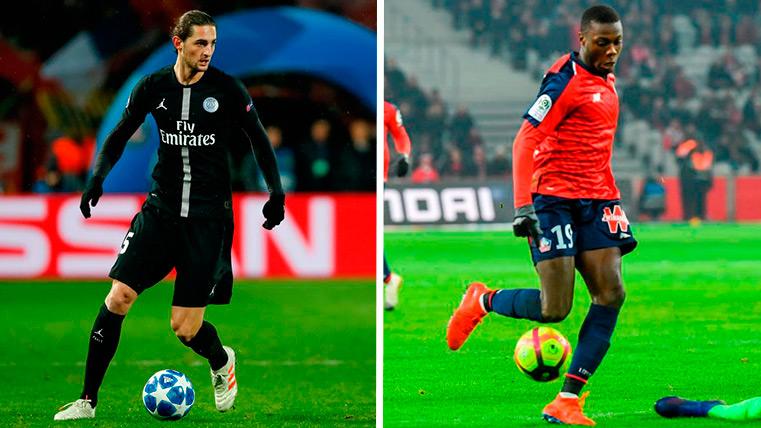 Rabiot y Pépé se alejan del FC Barcelona y ya no serían una prioridad